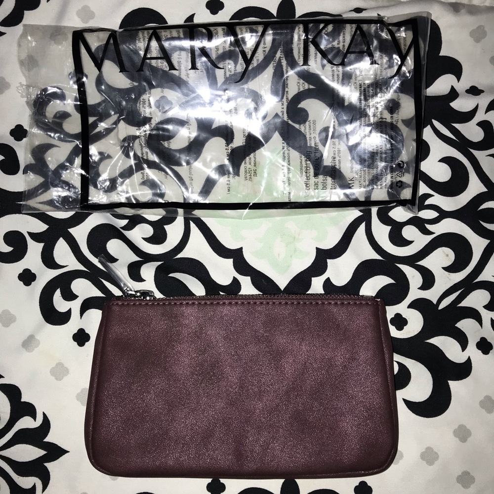 Mary Kay Plum Small Clutch Bag